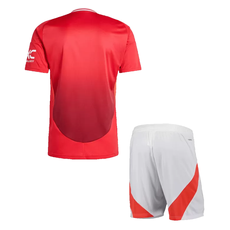 Manchester United Home Soccer Uniform Kits 2024/25 - bestsoccerstore