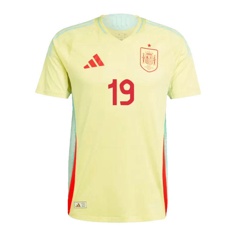 Authentic LAMINE YAMAL #19 Soccer Jersey Spain Away Shirt 2024 - bestsoccerstore