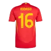 Authentic RODRIGO #16 Soccer Jersey Spain Home Shirt 2024 - bestsoccerstore
