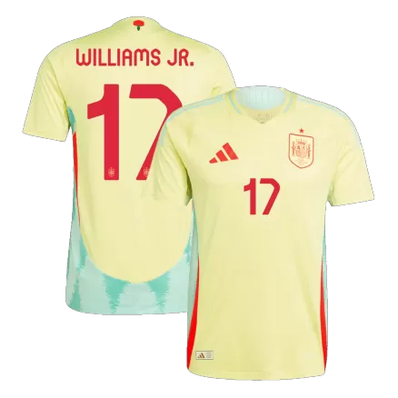 Authentic WILLIAMS JR. #17 Soccer Jersey Spain Away Shirt 2024 - bestsoccerstore