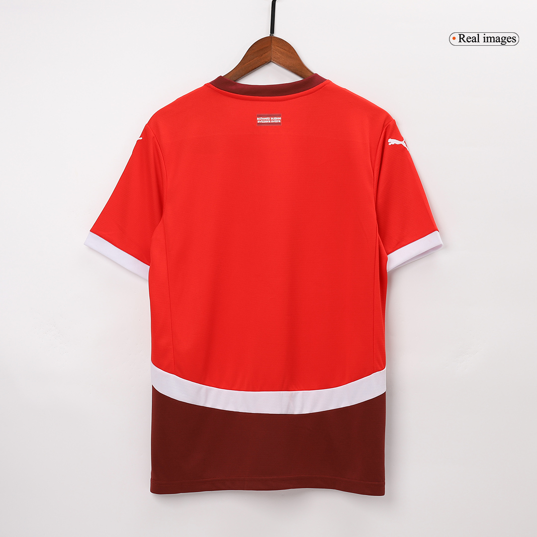 Switzerland Soccer Jersey Home Custom Shirt - bestsoccerstore