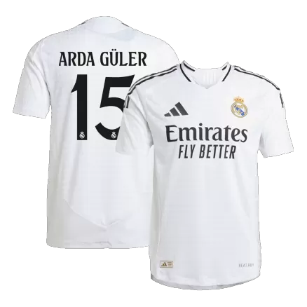 Authentic ARDA GÜLER #15 Soccer Jersey Real Madrid Home Shirt 2024/25 - bestsoccerstore