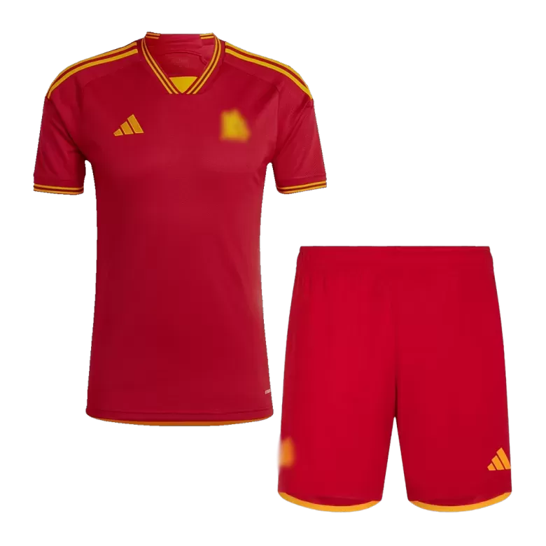 Roma Home Custom Full Soccer Kit 2023/24 - bestsoccerstore