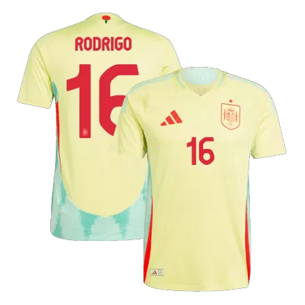 Authentic RODRIGO #16 Soccer Jersey Spain Away Shirt 2024 - bestsoccerstore