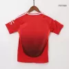 Kids Manchester United Custom Home Soccer Kits 2024/25 - bestsoccerstore