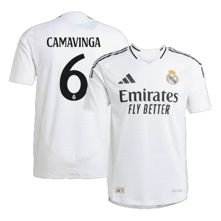 Authentic CAMAVINGA #6 Soccer Jersey Real Madrid Home Shirt 2024/25 - bestsoccerstore