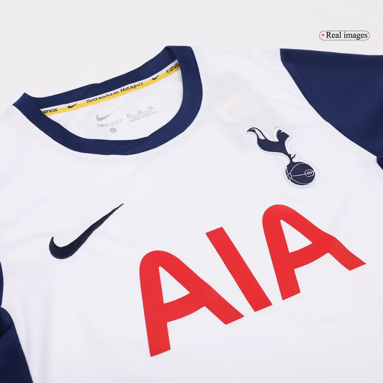 Kids Tottenham Hotspur Custom Home Soccer Kits 2024/25 - bestsoccerstore