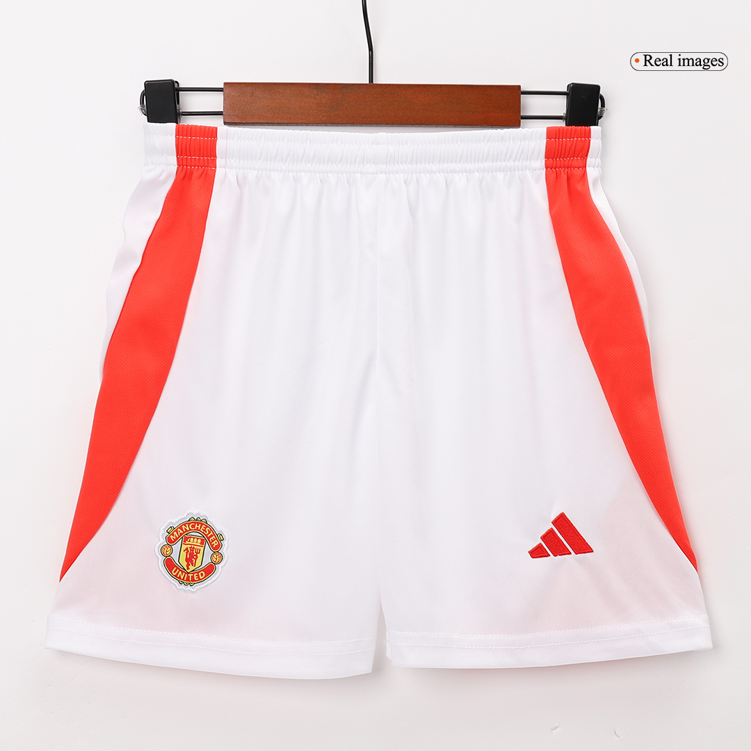 Kids Manchester United Custom Home Soccer Kits - bestsoccerstore