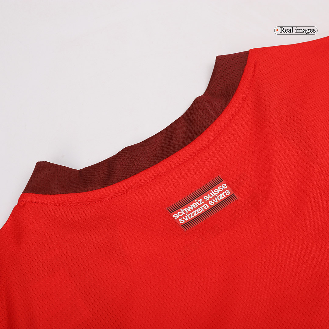 Switzerland Soccer Jersey Home Custom Shirt - bestsoccerstore