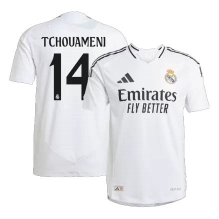 Authentic TCHOUAMENI #14 Soccer Jersey Real Madrid Home Shirt 2024/25 - bestsoccerstore