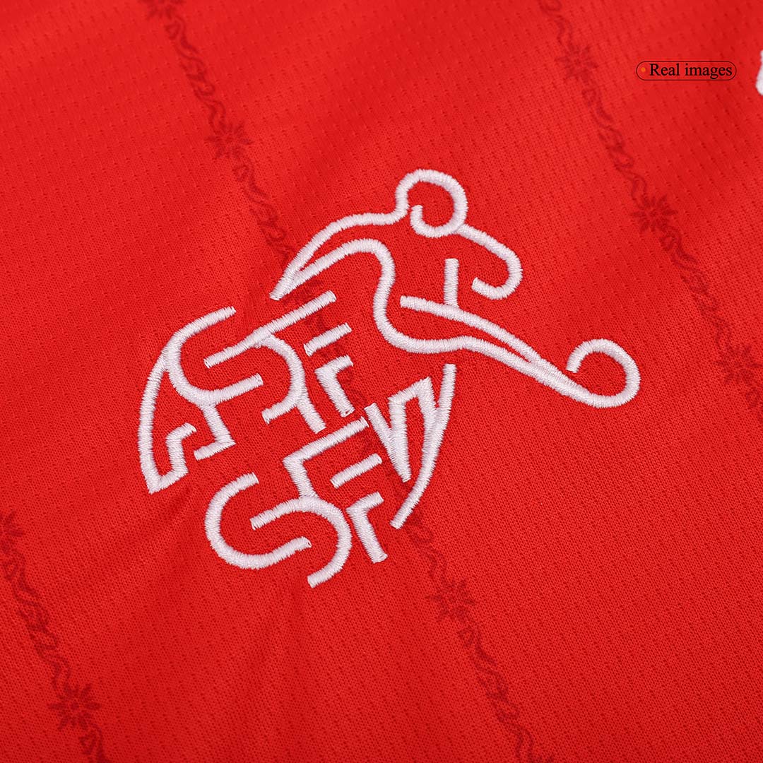 Switzerland Soccer Jersey Home Custom Shirt - bestsoccerstore