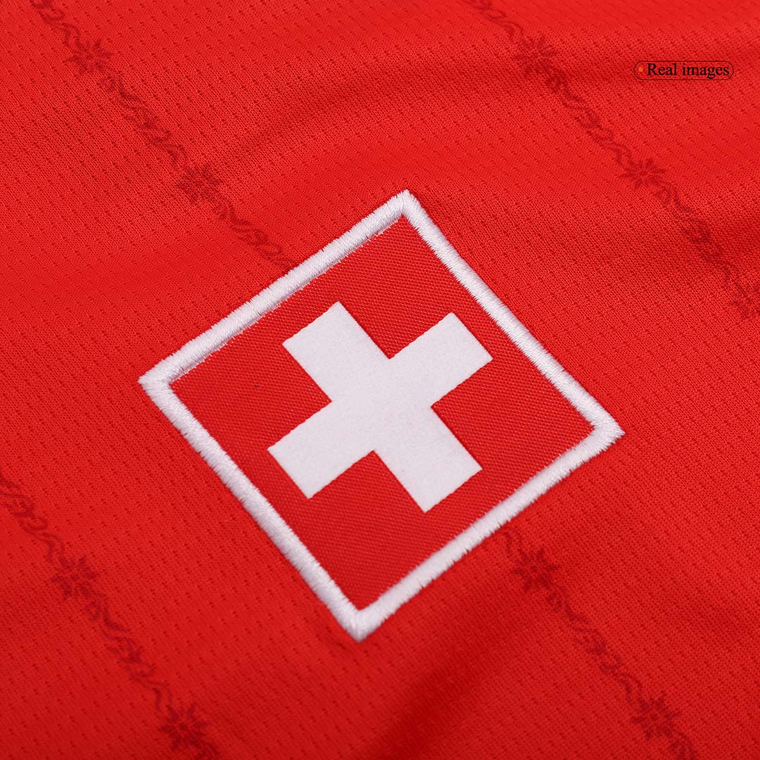 Switzerland Soccer Jersey Home Custom Shirt - bestsoccerstore