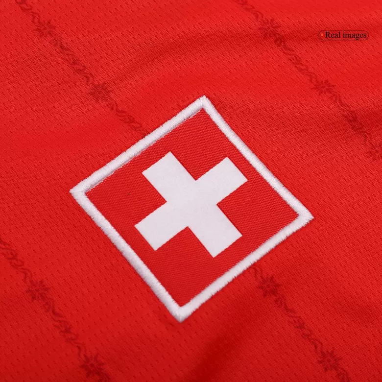 Switzerland Soccer Jersey Home Custom Shirt 2024 - bestsoccerstore