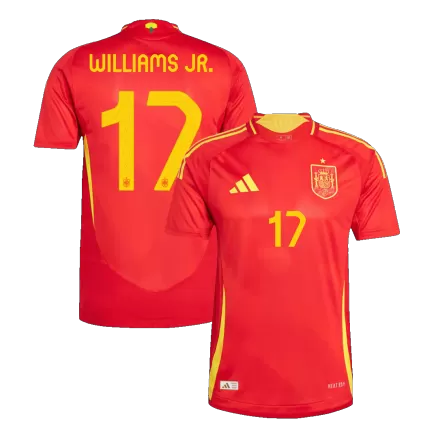 Authentic WILLIAMS JR. #17 Soccer Jersey Spain Home Shirt 2024 - bestsoccerstore