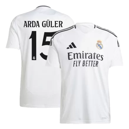 ARDA GÜLER #15 Real Madrid Soccer Jersey Home Custom Shirt 2024/25 - bestsoccerstore