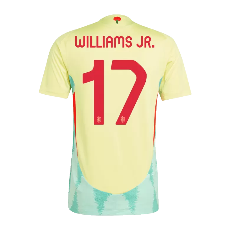 Authentic WILLIAMS JR. #17 Soccer Jersey Spain Away Shirt 2024 - bestsoccerstore