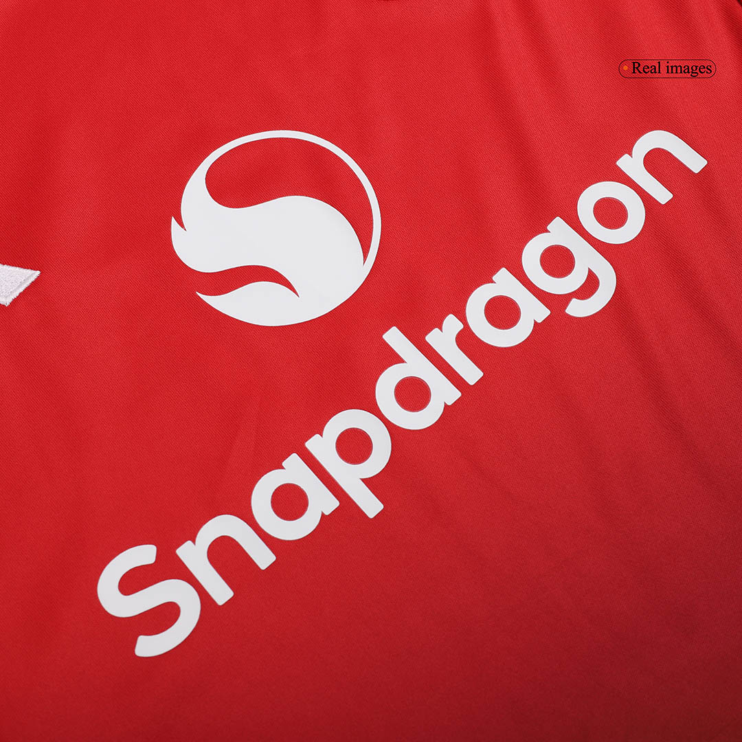 Kids Manchester United Custom Home Soccer Kits - bestsoccerstore