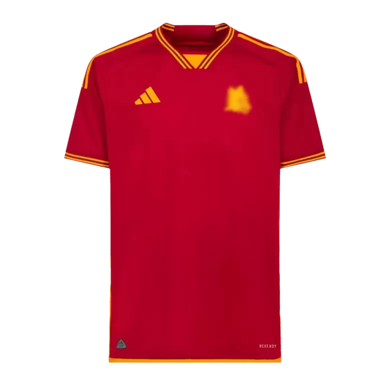 Authentic Roma Soccer Jersey Custom Home Shirt 2023/24 - bestsoccerstore