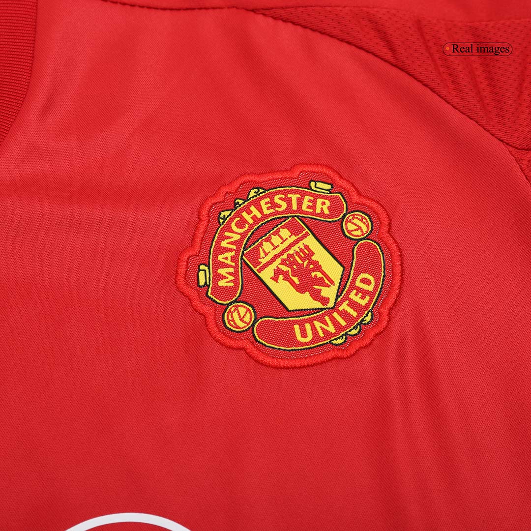 Kids Manchester United Custom Home Soccer Kits - bestsoccerstore
