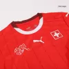 Switzerland Soccer Jersey Home Custom Shirt 2024 - bestsoccerstore