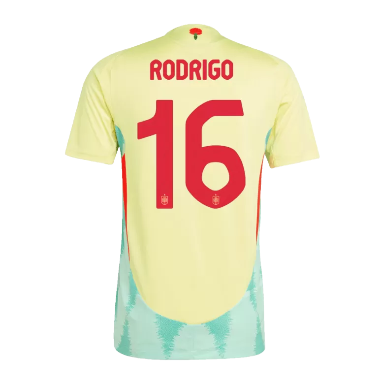 Authentic RODRIGO #16 Soccer Jersey Spain Away Shirt 2024 - bestsoccerstore