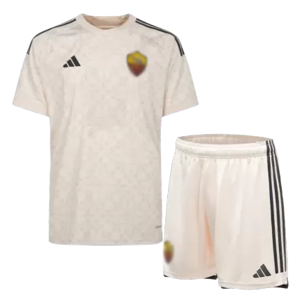 Kid's Roma Jersey Custom Away Soccer Kits 2023/24 - bestsoccerstore