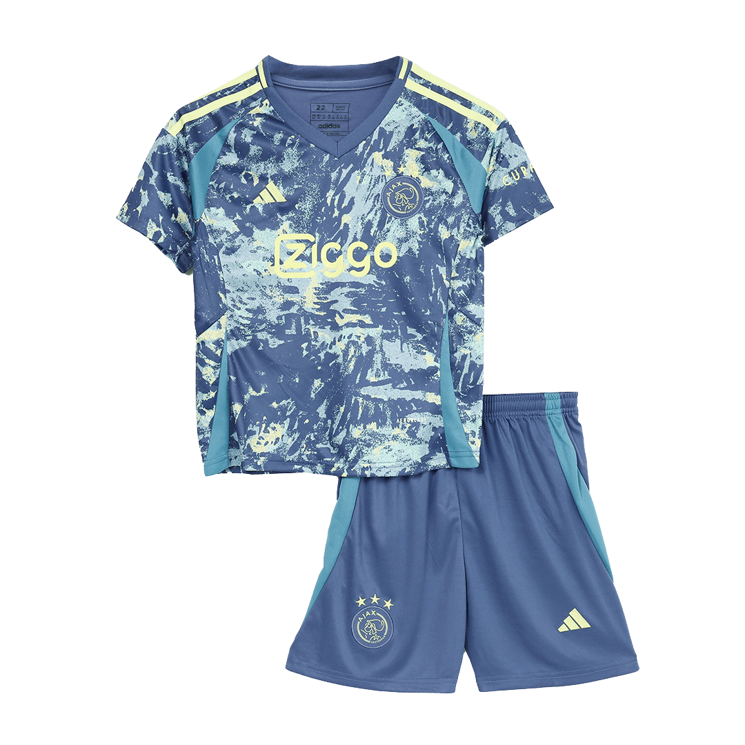 Kids Ajax Away Custom Soccer Kits - bestsoccerstore