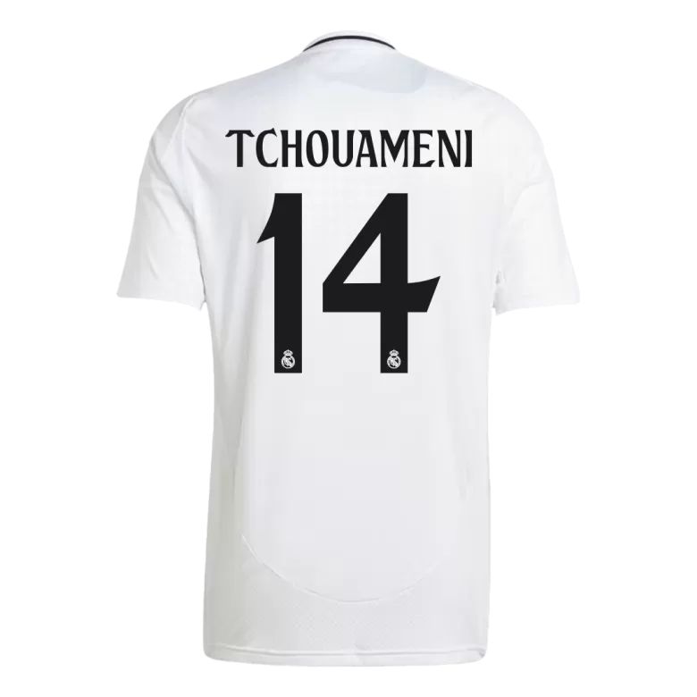 TCHOUAMENI #14 Real Madrid Soccer Jersey Home Custom Shirt 2024/25 - bestsoccerstore