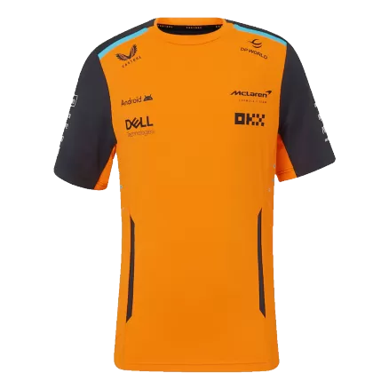 McLaren F1 Racing Team Set Up T-Shirt 2024 Orange-Plus Size - bestsoccerstore