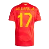 Spain Jersey Custom WILLIAMS JR. #17 Soccer Jersey Home 2024 - bestsoccerstore