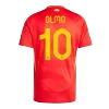Spain Jersey Custom OLMO #10 Soccer Jersey Home 2024 - bestsoccerstore