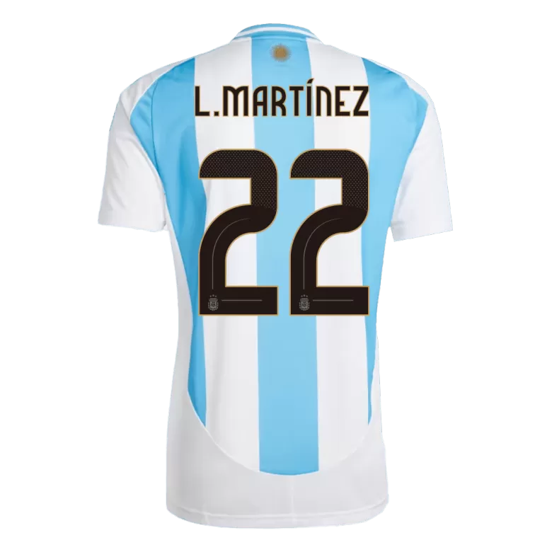 L.MARTÍNEZ #22 Argentina Home Soccer Jersey 2024 - bestsoccerstore