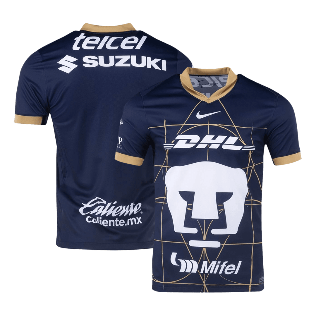 Pumas UNAM Soccer Jersey Away Custom Shirt - bestsoccerstore