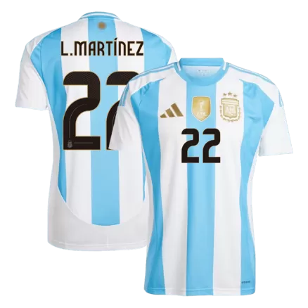 L.MARTÍNEZ #22 Argentina Home Soccer Jersey 2024 - bestsoccerstore