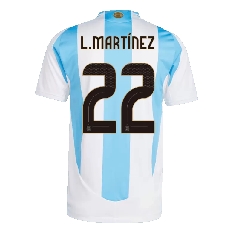 Authentic L.MARTÍNEZ #22 Soccer Jersey Argentina Home Shirt 2024 - bestsoccerstore