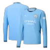 Manchester City Long Sleeve Jersey Home Football Shirt 2024/25 - bestsoccerstore