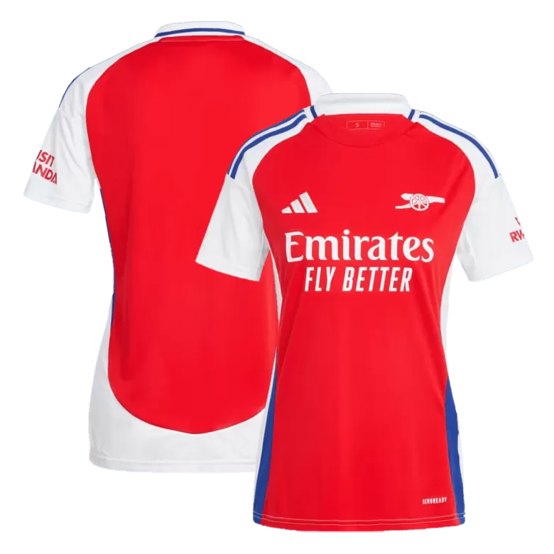 Arsenal Soccer Jersey Home Women's Custom Shirt 2024/25 - bestsoccerstore