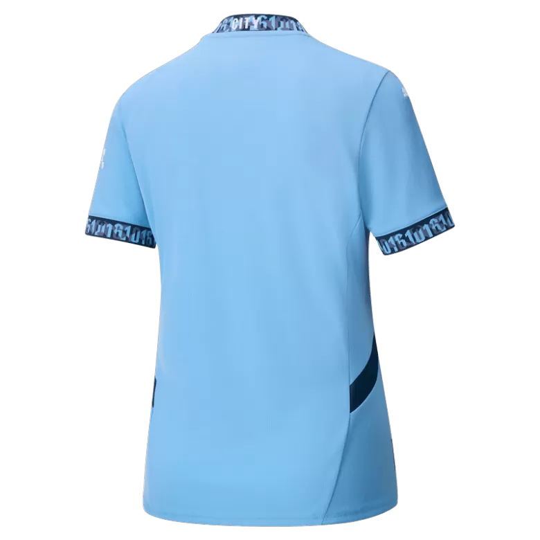 Manchester City Soccer Jersey Home Women's Custom Shirt 2024/25 - bestsoccerstore