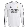 Authentic Real Madrid Long Sleeve Jersey Home Football Shirt 2024/25 - bestsoccerstore