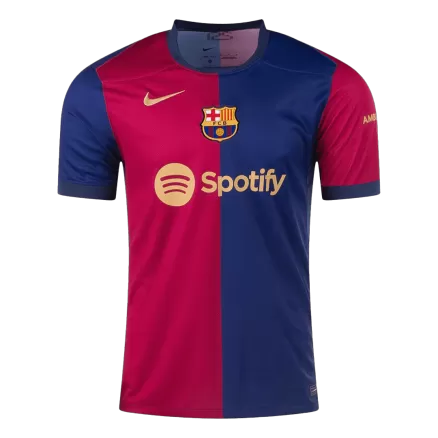Barcelona Soccer Jersey Home Custom Shirt 2024/25 - bestsoccerstore