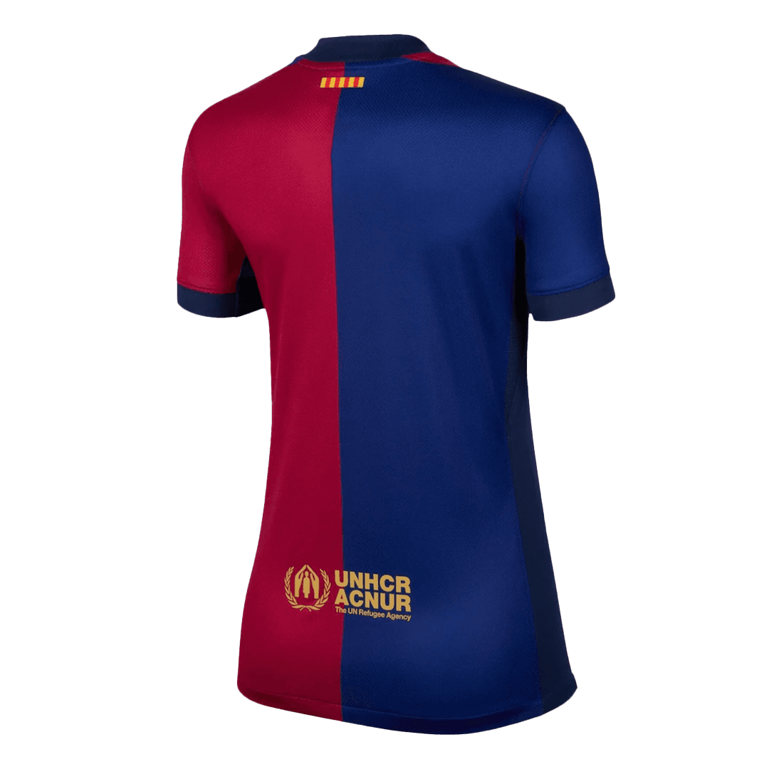 Barcelona Soccer Jersey Home Women's Custom Shirt