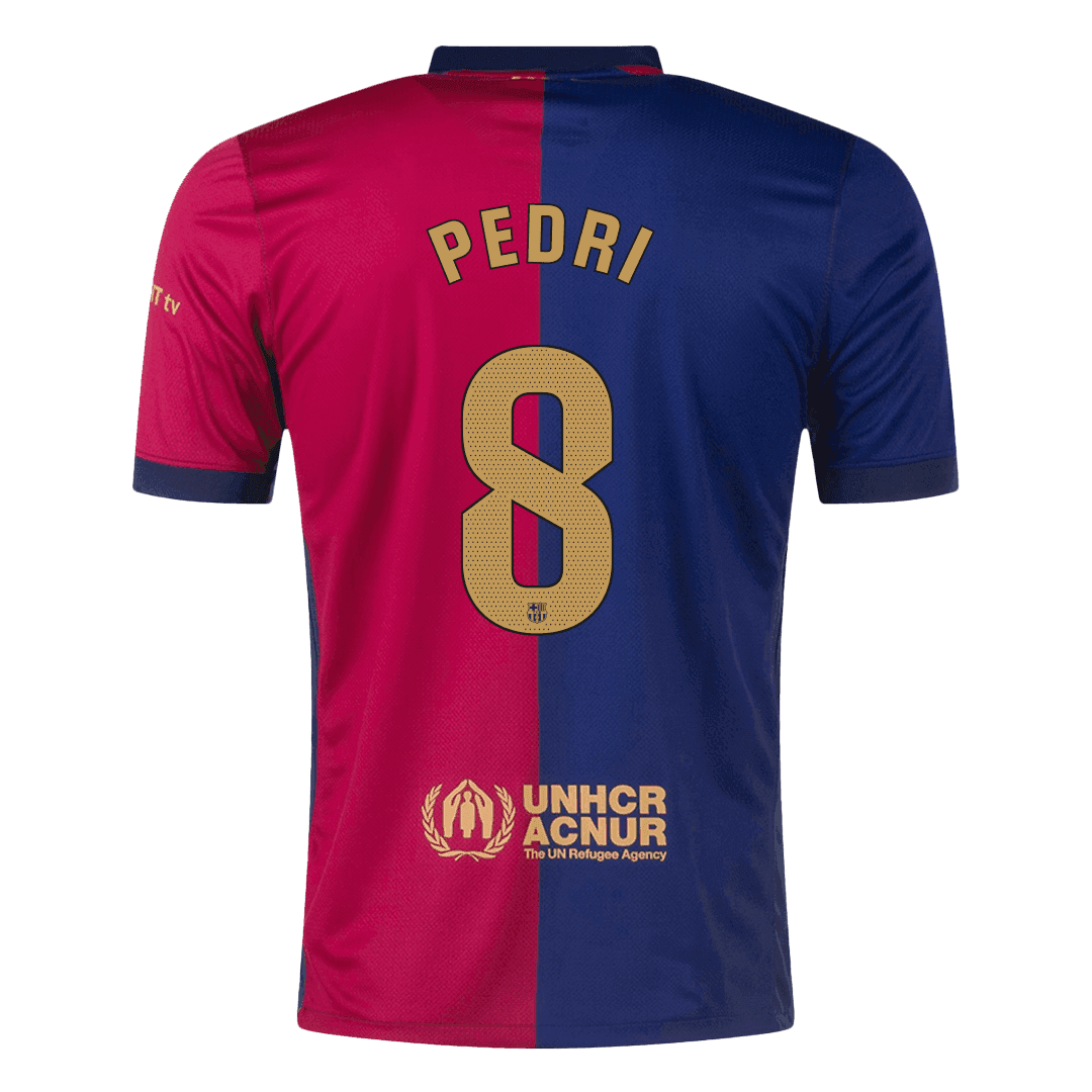 PEDRI #8 Barcelona Soccer Jersey Home Custom Shirt
