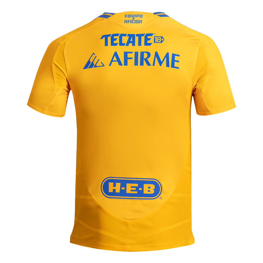 Tigres UANL Home Custom Player Version Soccer Jersey - bestsoccerstore