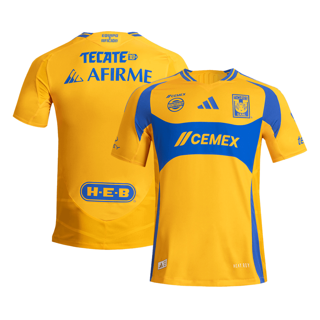 Tigres UANL Home Custom Player Version Soccer Jersey - bestsoccerstore