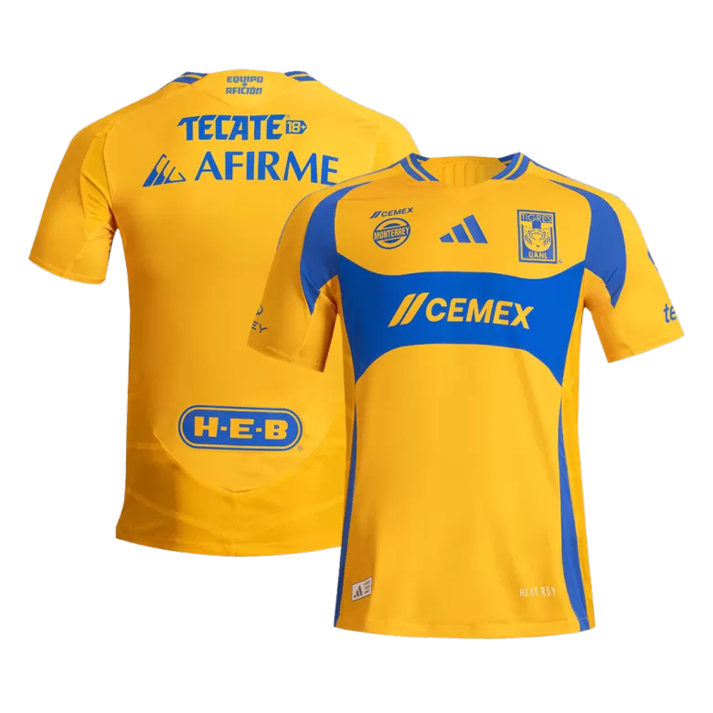 Authentic Soccer Jersey Tigres UANL Home Shirt 2024/25 - bestsoccerstore