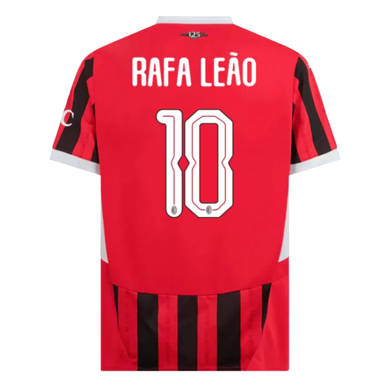 RAFA LEÃO #10 AC Milan Soccer Jersey Home Custom Shirt 2024/25 - UCL - bestsoccerstore