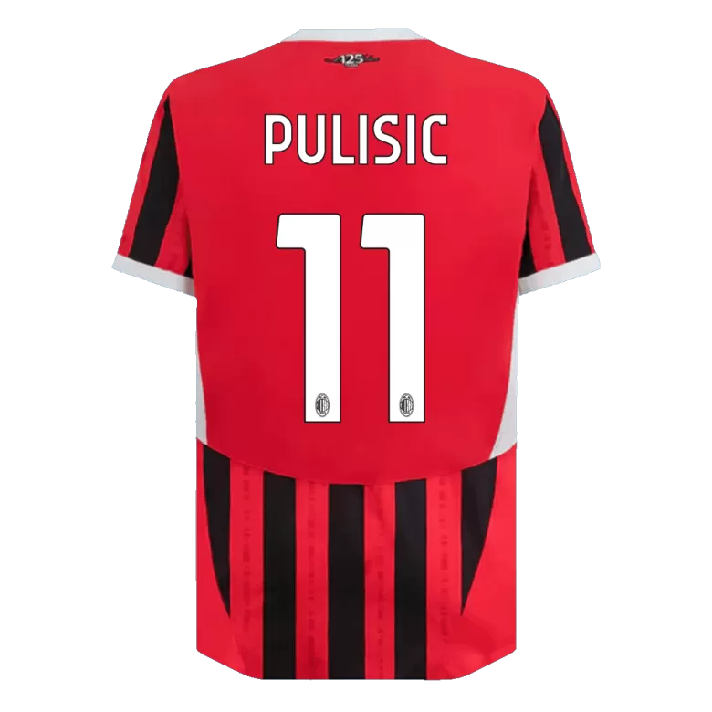 Authentic PULISIC #11 Soccer Jersey AC Milan Home Shirt 2024/25 - bestsoccerstore