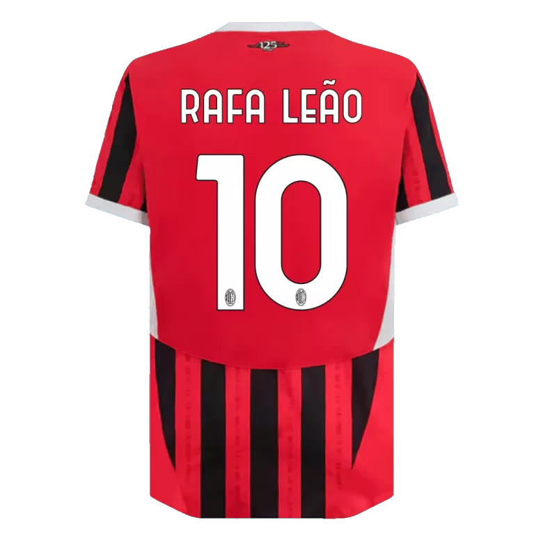 Authentic RAFA LEÃO #10 Soccer Jersey AC Milan Home Shirt 2024/25 - bestsoccerstore