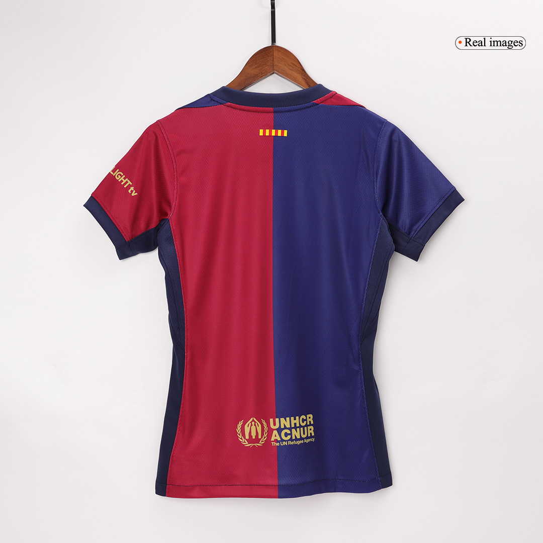 Barcelona Soccer Jersey Home Women's Custom Shirt - bestsoccerstore