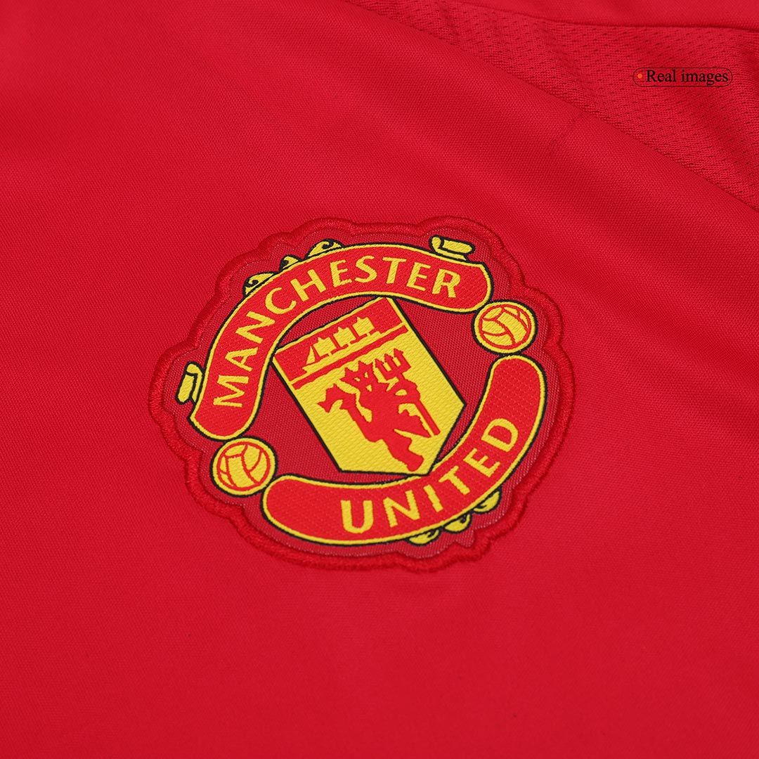 Manchester United Long Sleeve Jersey Home Football Shirt - bestsoccerstore